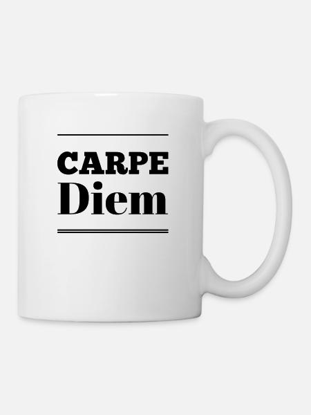 Carpe Diem - Mug blanc - blanc