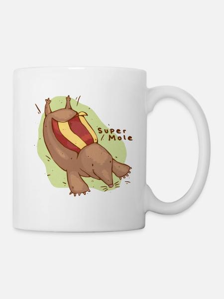 Super mole - Mug - white