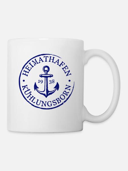 Heimathafen Kühlungsborn 1938 Andenken Geschenk - Tasse - Weiß