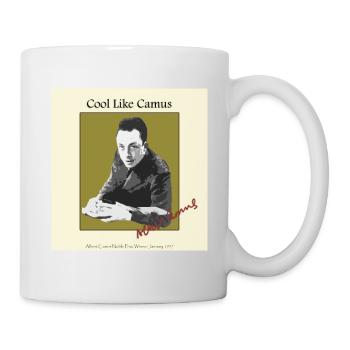 Be cool like Albert Camus! - Mug - white - Right