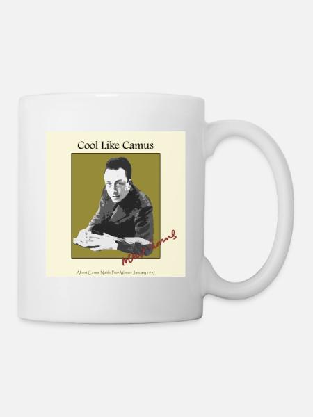 Soyez cool comme Albert Camus! - Mug blanc - blanc