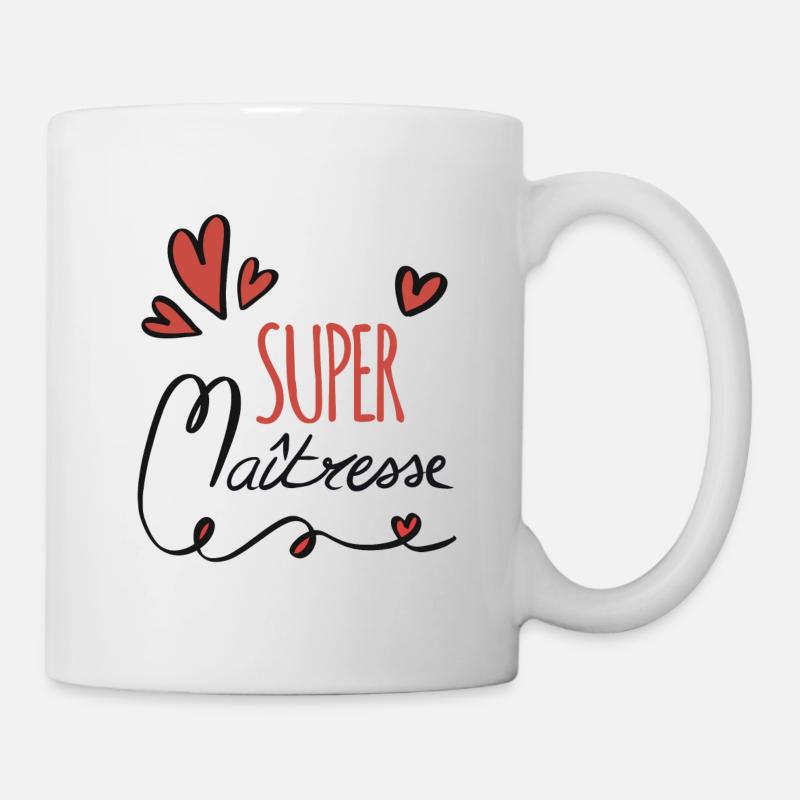 Super maîtresse. - Mug blanc - blanc