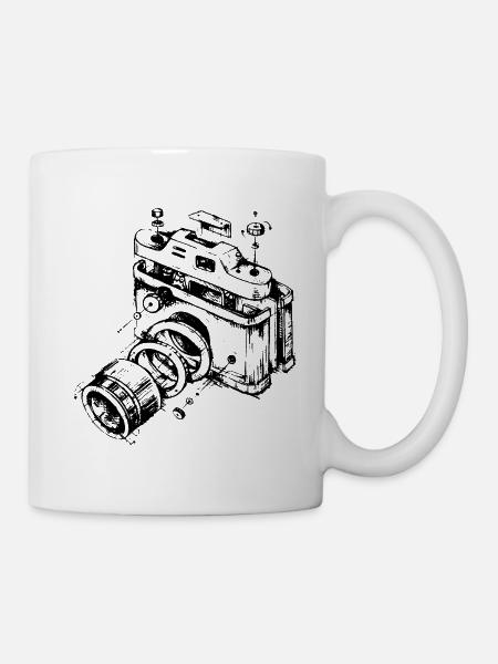 Vintage camera - Mug - white