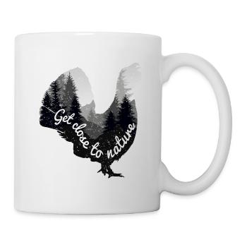 Get close to nature - Mug - white - Right