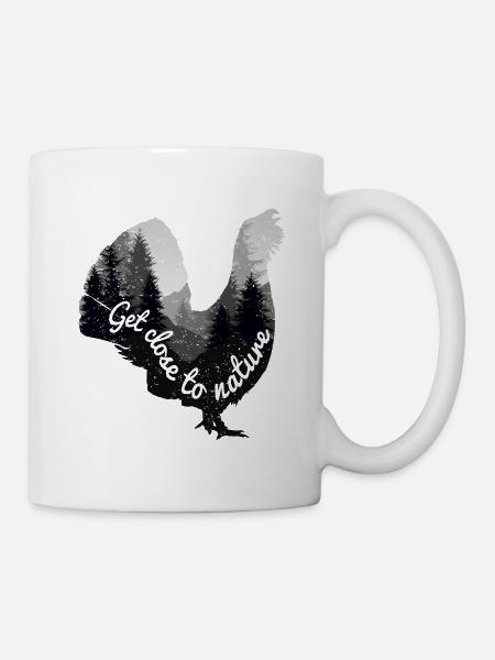 Get close to nature - Tasse - Weiß