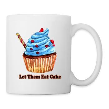 Kuchen - Tasse - Weiß - Rechts