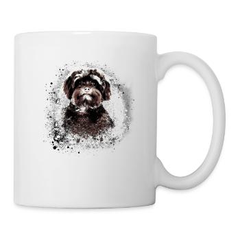 Bolonka Zwetna,maltais, graffiti, chien, maltipoo - Mug blanc - blanc - Droite