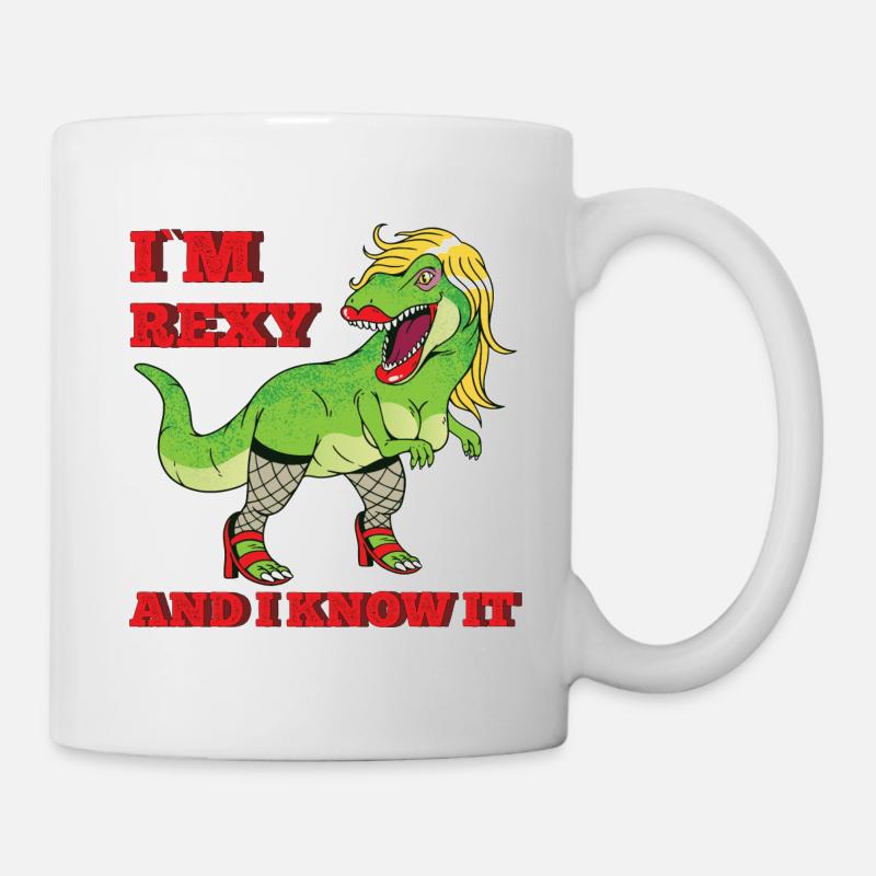 Rexy And I Know It - Tasse - Weiß