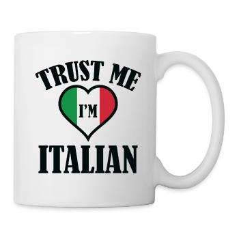 Trust Me I'm Italian - Mug - white - Right