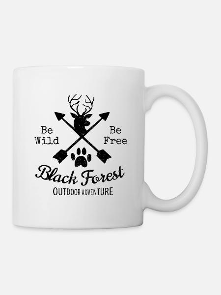 Black Forest - Tasse - Weiß