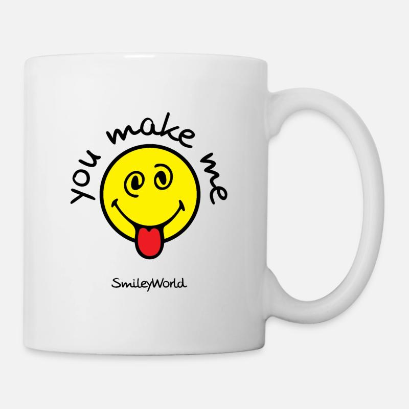 Smiley, SWFA21, you make me.... - Mug - white