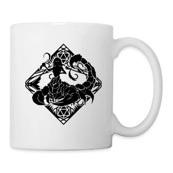 Skorpion Monster RPG - Tasse - Weiß - Rechts