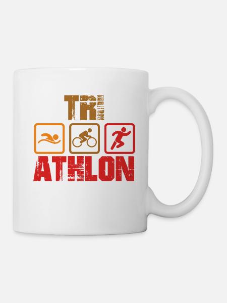 Triathlon - Mug blanc - blanc