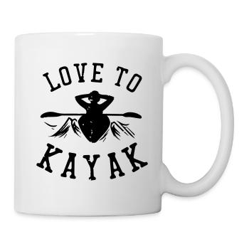Love to Kayak - Mug - white - Right