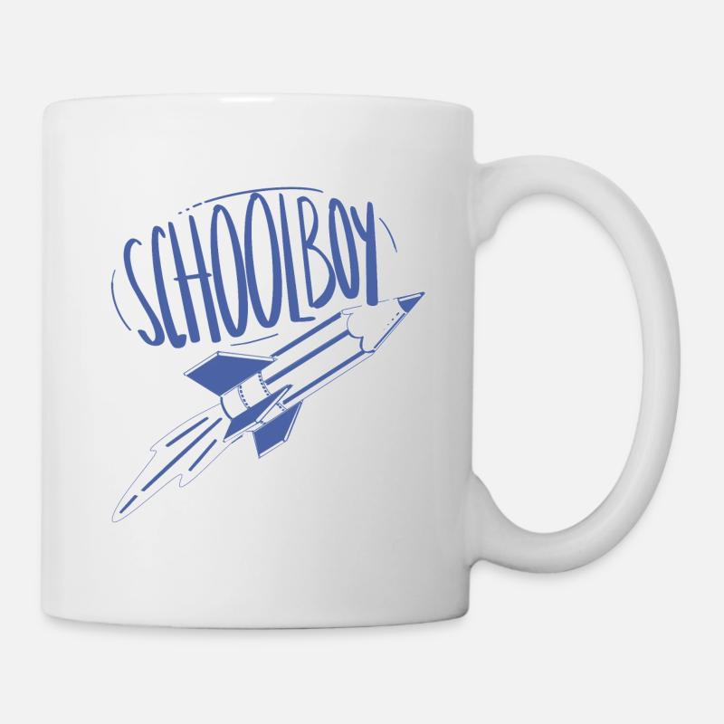 Schoolboy / School / Pencil / erster Schultag - Tasse - Weiß