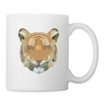 Tiger Polygon colored – International Tiger Day - Mug - white - Right