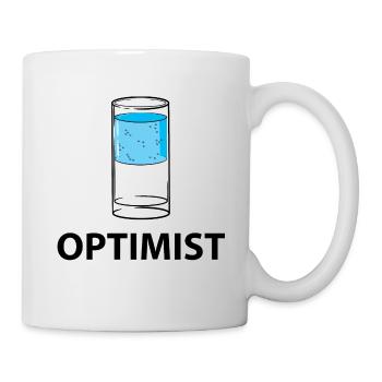 Optimist - Getränk - Tasse - Weiß - Rechts