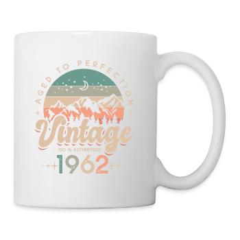 1962 Vintage anniversaire 60 ans - Mug blanc - blanc - Droite