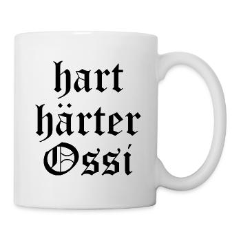 Ossi Ossis Sprüche Ostdeutschland Geschenk - Tasse - Weiß - Rechts
