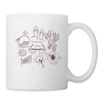 Summer Vibes - Tasse - Weiß - Rechts