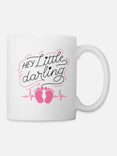 Babysprüche Babykleidung Kinderkleidung - Tasse - Weiß