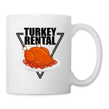 Turkey Rental Thanksgiving Thanksgiving - Mug - white - Right