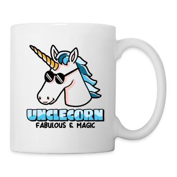 Unclecorn Sunglasses Uncle Unicorn Gift - Mug - white - Right