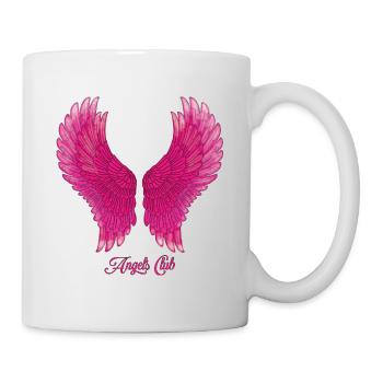 Angels Club - pink - Tasse - Weiß - Rechts