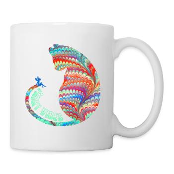 Cat with fairy E 72 - Mug - white - Right