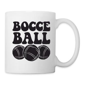 Bocce Spruch Bocce Ball mit Jack Bocci Game Bocce - Tasse - Weiß - Rechts