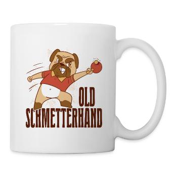 Table Tennis Hund Pingpong Outfit Dog Pong - Mug blanc - blanc - Droite