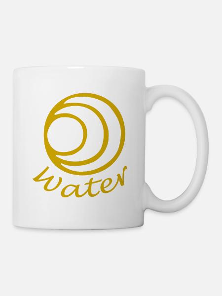Element Water - Tasse - Weiß