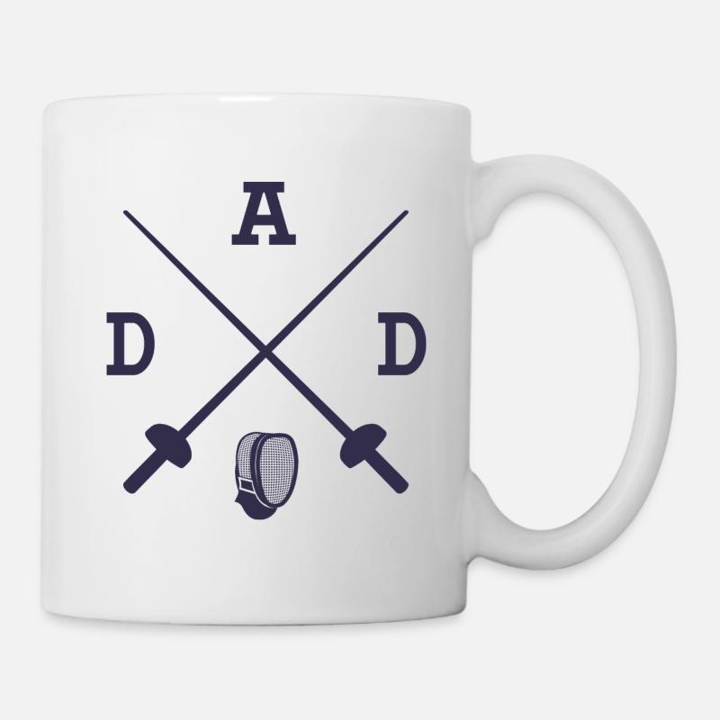 Escrime Graphisme Escrime épée Escrime - Mug blanc - blanc