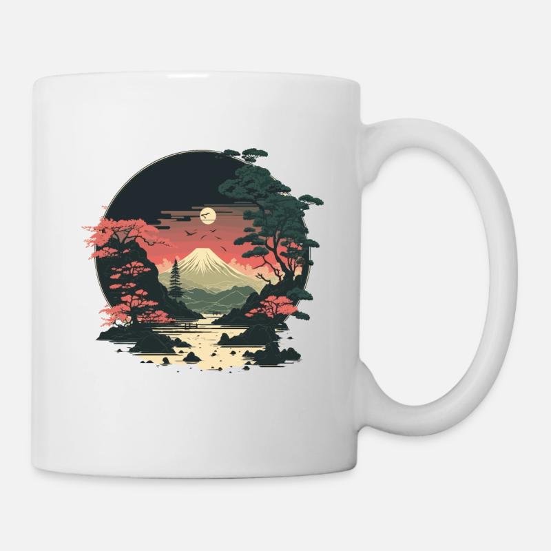 Fujisan - Tasse - Weiß