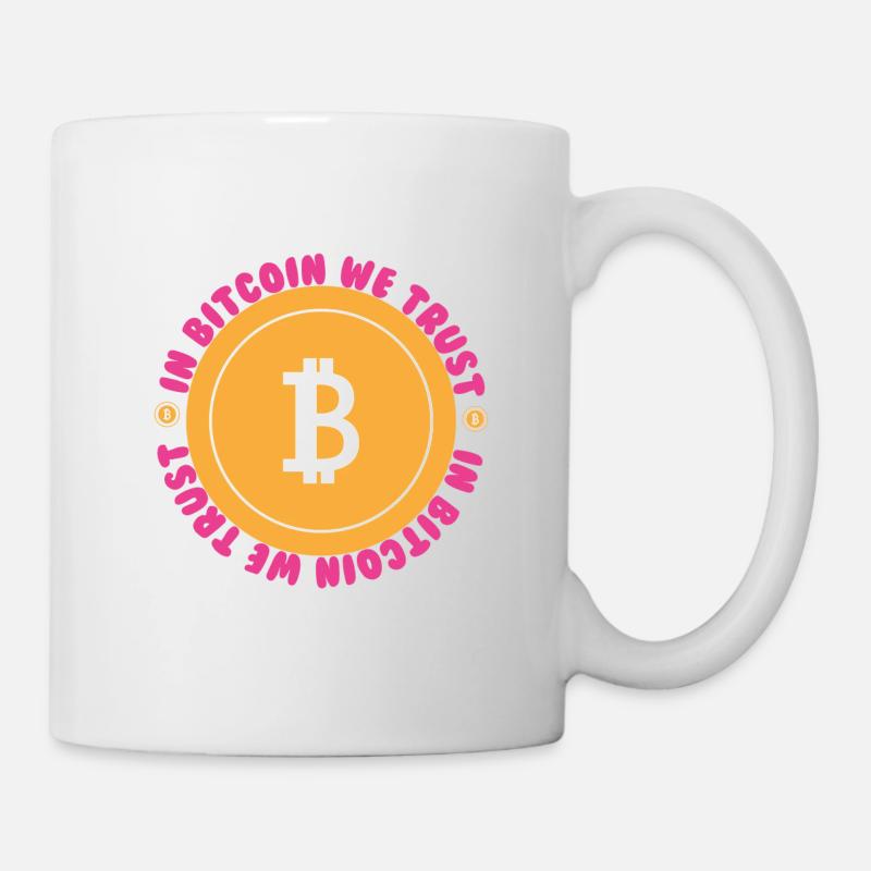 In Bitcoin We Trust - Tasse - Weiß