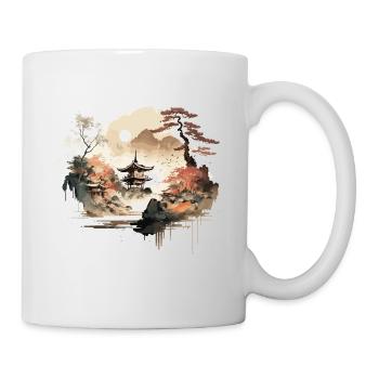 Watercolor Drawing - Mug - white - Right