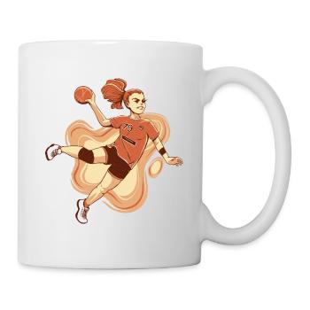 Handball Player Handball Ball Outfit Handball Player - Mug - white - Right