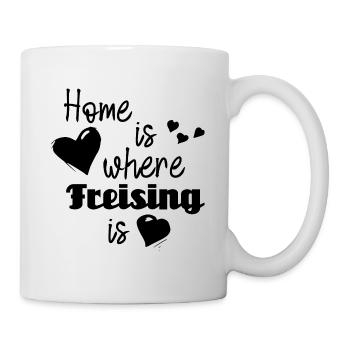 Zuhause in Freising - Home is where Freising is - Tasse - Weiß - Rechts