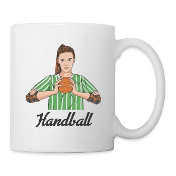 Joueur de handball Handball Outfit Handball Joueur de handball - Mug blanc - blanc - Droite