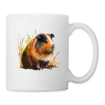Cochon d’Inde Piggy - Mug blanc - blanc - Droite