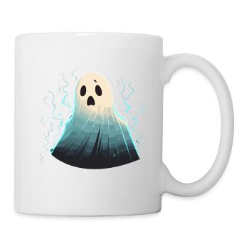 Malheureux fantôme - Mug blanc - blanc - Droite