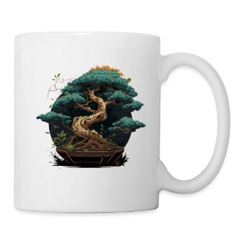 Miniaturbaum - Tasse - Weiß - Rechts