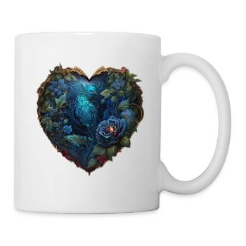 Valentine Vogel Roses Love - Mug - white - Right