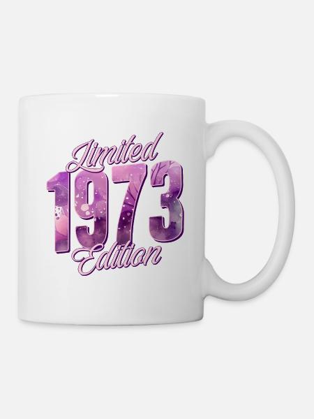 1973 Naissance femme d’anniversaire - Mug blanc - blanc