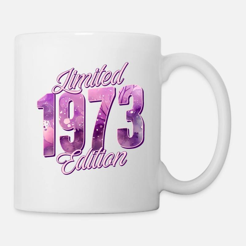 1973 Naissance femme d’anniversaire - Mug blanc - blanc