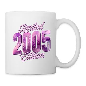 2005 Born birthday woman - Mug - white - Right
