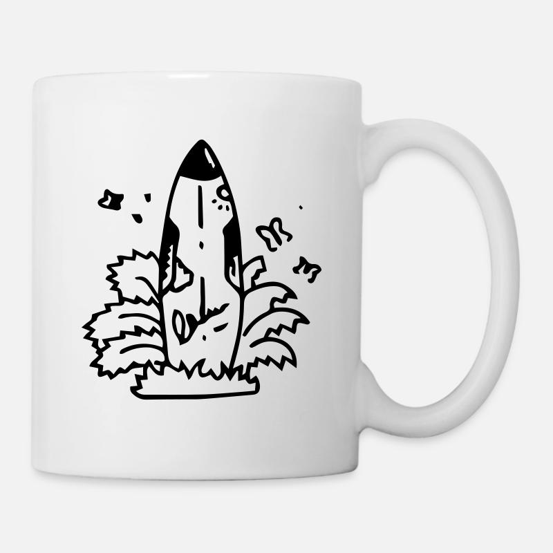 Surf Surfen Surfbrett Aloha - Tasse - Weiß