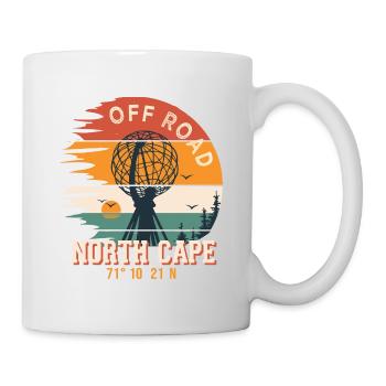 Nordkap Nord Kap Kap Nord - Tasse - Weiß - Rechts