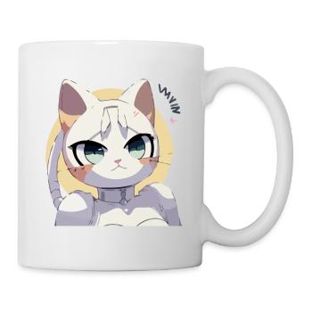 Meowdy la chatte - Mug blanc - blanc - Droite