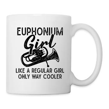 Euphonium Girl Like A Regular Girl Euphonium - Mug - white - Right